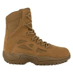 Women's Reebok 8" Rapid Response RB Stealth Tactical Composite Toe Side-Zip Boots -SafeStep Outfitters 1 650 reebok 8 rapid response rb stealth tactical composite toe side zip boots coyote brown