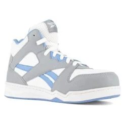 Women's Reebok BB4500 Work Composite Toe Boots -SafeStep Outfitters 1 650 reebok bb4500 work composite toe gray white boots blue