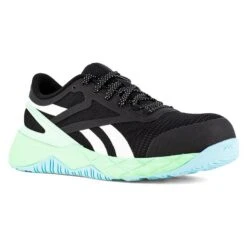 Women's Reebok Nanoflex TR Work Composite Toe -SafeStep Outfitters 1 650 reebok nanoflex tr work composite toe black seafoam green white