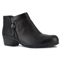 Women's Rockport Works Carly Alloy Toe -SafeStep Outfitters 1 650 rockport works carly alloy toe black