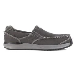 Men's Rockport Works Langdon Casual Slip-On Composite Toe -SafeStep Outfitters 1 650 rockport works langdon casual slip on composite toe charcoal