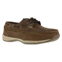 Men's Rockport Works Sailing Club Boat Shoe Steel Toe 8 Men's Rockport Works Sailing Club Boat Shoe Steel Toe -SafeStep Outfitters 1 650 rockport works sailing club boat shoe steel toe brown1