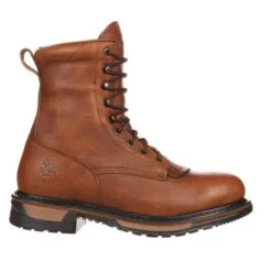 Men's Rocky 9" Original Ride Lacers Waterproof Boots 10 Men's Rocky 9" Original Ride Lacers Waterproof Boots -SafeStep Outfitters 1 650 rocky 9 original ride lacers waterproof tan pitstop