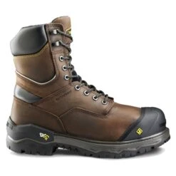 Men's Terra 8" Gantry LXI 400G Composite Toe Waterproof Boots -SafeStep Outfitters 1 650 terra 8 gantry lxi 400g composite toe waterproof boots dark brown