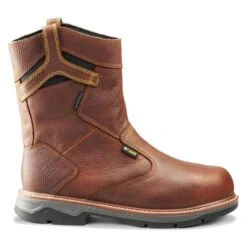 Men's Terra Patton Wellington IMG Aluminum Toe Waterproof Boots -SafeStep Outfitters 1 650 terra patton wellington img aluminum toe waterproof boots brown