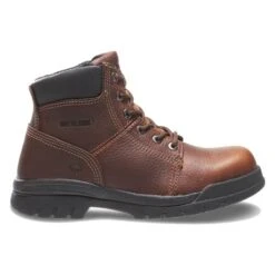 Men's Wolverine 6" Marquette Steel Toe Boots -SafeStep Outfitters 1 650 wolverine 6 marquette steel toe walnut