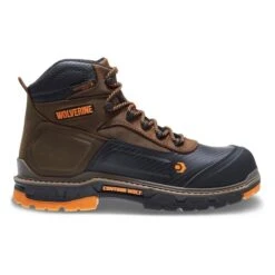 Men's Wolverine Overpass Mid Composite Toe Boots -SafeStep Outfitters 1 650 wolverine overpass mid composite toe summer brown