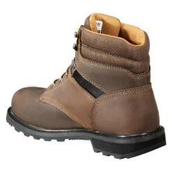Men's Carhartt 6" Work Steel Toe Boots -SafeStep Outfitters 2 1001 carhartt 6 work steel toe brown