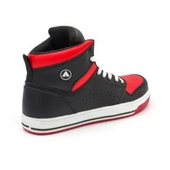 Men's Airwalk Arena Mid Composite Toe Boots -SafeStep Outfitters 2 650 airwalk arena mid composite toe boots black red