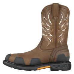 Men's Ariat Overdrive Wide Square Toe Composite Toe Boots -SafeStep Outfitters 2 650 ariat overdrive wide square toe composite toe alamo brown