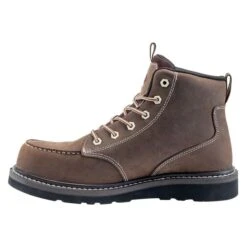 Men's Avenger 6" EH Waterproof Moc Toe Boots -SafeStep Outfitters 2 650 avenger 6 eh waterproof moc toe boots brown
