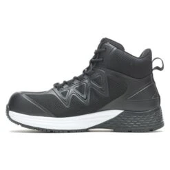 Women's Bates Rush Mid Work Composite Toe Boots -SafeStep Outfitters 2 650 bates rush mid work composite toe boots black2