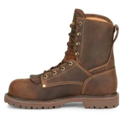 Men's Carolina 8" 28 Series Composite Toe Waterproof Boots -SafeStep Outfitters 2 650 carolina 8 28 series composite toe waterproof boots brown