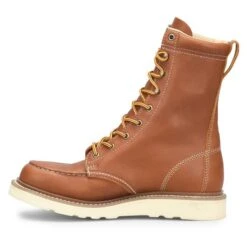 Men's Carolina 8" AMP MX Moc Toe Wedge Boots 10 Men's Carolina 8" AMP MX Moc Toe Wedge Boots -SafeStep Outfitters 2 650 carolina 8 amp mx moc toe wedge boots tan