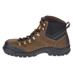 Men's CAT Threshold Steel Toe Waterproof Boots -SafeStep Outfitters 2 650 cat threshold steel toe waterproof real brown