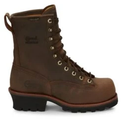 Men's Chippewa Boots 8" Paladin Lace-to-Toe Steel Toe Waterproof -SafeStep Outfitters 2 650 chippewa boots 8 paladin lace to toe steel toe waterproof bay apache
