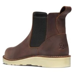 Men's Danner 6" Bull Run Chelsea Wedge Steel Toe Boots -SafeStep Outfitters 2 650 danner 6 bull run chelsea wedge steel toe boots brown