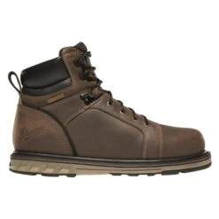 Men's Danner 6" Steel Yard Wedge Steel Toe Waterproof Boots -SafeStep Outfitters 2 650 danner 6 steel yard wedge steel toe waterproof boots brown