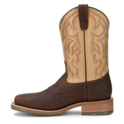 Men's Double H Graham Steel Toe Boots -SafeStep Outfitters 2 650 double h graham steel toe brown tan