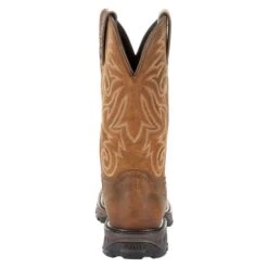 Men's Durango 11" Maverick XP Pull-On Steel Toe Waterproof Boots -SafeStep Outfitters 2 650 durango 11 maverick xp pull on steel toe waterproof burly brown