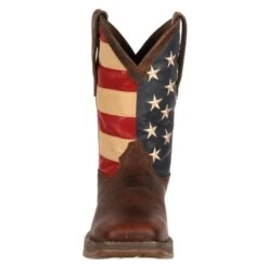 Men's Durango 12" Rebel Flag Boots -SafeStep Outfitters 2 650 durango 12 rebel flag brown union flag