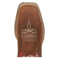 Women's Durango Lady Rebel Composite Toe Waterproof Western Work Boots -SafeStep Outfitters 2 650 durango lady rebel composite toe waterproof western work boots briar brown rusty red