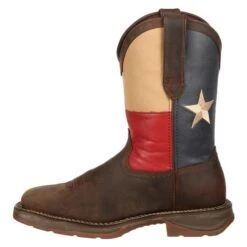 Men's Durango Rebel Flag Steel Toe Boots -SafeStep Outfitters 2 650 durango rebel flag steel toe dark brown texas flag