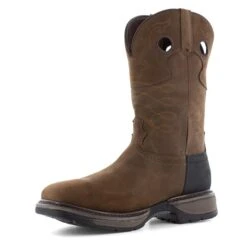 Men's Frye Supply 10" Western Met Guard Steel Toe Boots 9 Men's Frye Supply 10" Western Met Guard Steel Toe Boots -SafeStep Outfitters 2 650 frye supply 10 met guard steel toe boots brown black