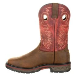 Men's Georgia 11" Carbo-Tec Square Toe Pull-On Waterproof Boots 11 Men's Georgia 11" Carbo-Tec Square Toe Pull-On Waterproof Boots -SafeStep Outfitters 2 650 georgia 11 carbo tec square toe pull on waterproof brown red