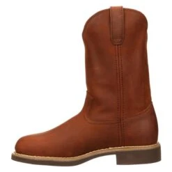 Men's Georgia 11" Mini-Lug Pull-On Boots -SafeStep Outfitters 2 650 georgia 11 mini lug pull on prarie chestnut