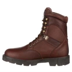 Men's Georgia 8" Homeland Steel Toe Waterproof Boots -SafeStep Outfitters 2 650 georgia 8 homeland steel toe waterproof brown