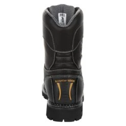 Men's Georgia 9" Low-Heel Logger Composite Toe Waterproof Boots 12 Men's Georgia 9" Low-Heel Logger Composite Toe Waterproof Boots -SafeStep Outfitters 2 650 georgia 9 low heel logger composite toe waterproof black