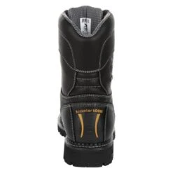 Men's Georgia 9" Low-Heel Logger Waterproof Boots -SafeStep Outfitters 2 650 georgia 9 low heel logger waterproof black