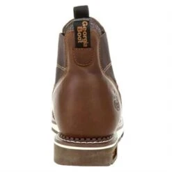 Men's Georgia AMP LT Wedge Steel Toe Waterproof Chelsea Boots -SafeStep Outfitters 2 650 georgia amp lt wedge steel toe waterproof chelsea boots brown