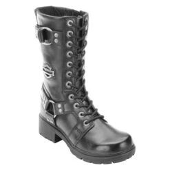 Women's Harley Davidson Footwear Eda Side-Zip Boots 15 Women's Harley Davidson Footwear Eda Side-Zip Boots -SafeStep Outfitters 2 650 harley davidson footwear eda side zip black