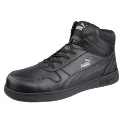 Men's Puma Safety Frontcourt MID Composite Toe Boots -SafeStep Outfitters 2 650 puma safety frontcourt mid composite toe boots black1