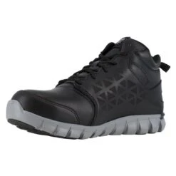 Women's Reebok 5" Sublite Cushion Work Met Guard Alloy Toe Boots -SafeStep Outfitters 2 650 reebok 5 sublite cushion work met guard alloy toe black