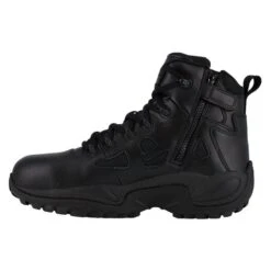 Men's Reebok 6" Rapid Response RB Composite Toe Side-Zip Boots -SafeStep Outfitters 2 650 reebok 6 rapid response rb composite toe side zip black1