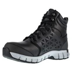Women's Reebok 6" Sublite Cushion Work Alloy Toe Boots -SafeStep Outfitters 2 650 reebok 6 sublite cushion work alloy toe black2