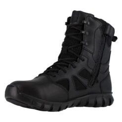 Men's Reebok 8" Sublite Cushion Tactical Side-Zip Waterproof Boots -SafeStep Outfitters 2 650 reebok 8 sublite cushion tactical side zip waterproof black