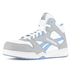 Women's Reebok BB4500 Work Composite Toe Boots -SafeStep Outfitters 2 650 reebok bb4500 work composite toe gray white boots blue
