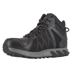 Men's Reebok Trailgrip Work AT Waterproof -SafeStep Outfitters 2 650 reebok trailgrip work at waterproof black gray