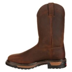 Men's Rocky 11" Original Ride Steel Toe Boots -SafeStep Outfitters 2 650 rocky 11 original ride steel toe dark brown