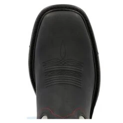 Men's Rocky Red Line Western Boots -SafeStep Outfitters 2 650 rocky red line western boots black