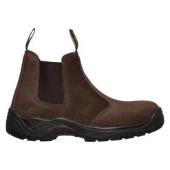 Men's Skechers Work Tapter Steel Toe Boots -SafeStep Outfitters 2 650 skechers work tapter steel toe boots brown