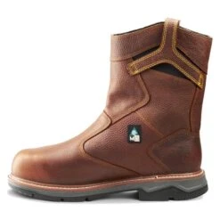 Men's Terra Patton Wellington IMG Aluminum Toe Waterproof Boots -SafeStep Outfitters 2 650 terra patton wellington img aluminum toe waterproof boots brown