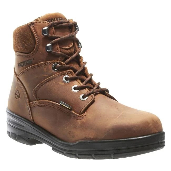 Men's Wolverine 6" Leather Durashocks Work Steel Toe Boots 5 Men's Wolverine 6" Leather Durashocks Work Steel Toe Boots - Image 3