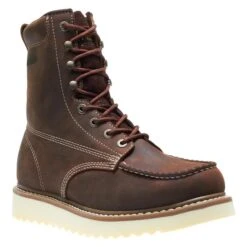 Men's Wolverine 8" Loader Steel Toe Boots -SafeStep Outfitters 2 650 wolverine 8 loader steel toe brown
