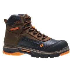 Men's Wolverine Overpass Mid Composite Toe Boots -SafeStep Outfitters 2 650 wolverine overpass mid composite toe summer brown