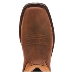 Men's Ariat 10" Groundbreaker Wide Square Toe Waterproof Boots -SafeStep Outfitters 3 650 ariat 10 groundbreaker wide square toe waterproof dark brown